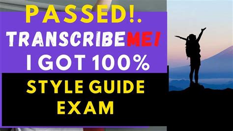 Passing the Transcribeme Exam: Tips and Strategies 